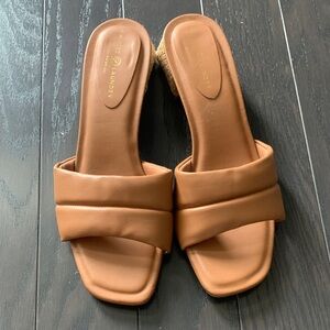 Chinese Laundry Women's Brown Slide Sandals
